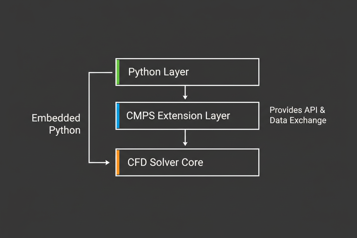From ANSYS Fluent–Style UDFs to Embedded Python: Design of the CMPS Extension Layer