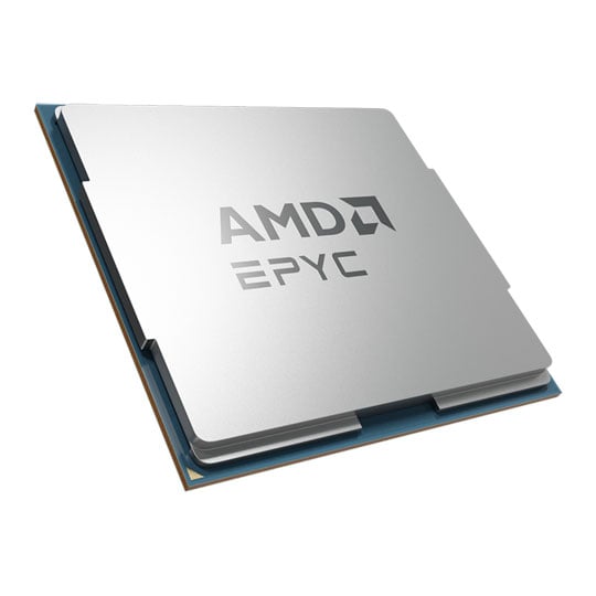 AMD EPYC 9684X 96-core SP5 processor, clean studio product image