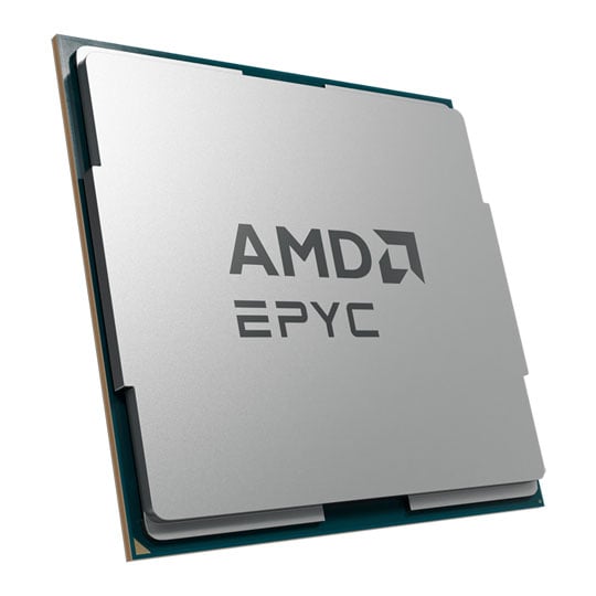 AMD EPYC 9965 192-core SP5 processor, clean studio product image